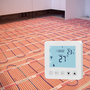 हाइसेन वाईफ़ाई तुया टच स्क्रीन अंडरफ्लोर हीटिंग थर्मोस्टेट होम हीटिंग सिस्टम प्रोग्रामेबल रेडियंट फ़्लोर हीटिंग सिस्टम - Product Image 3