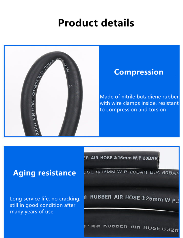10mm Petroleum Fuel Oil Delivery Hose , Nitrile Gasoline Resistant Rubber Hose