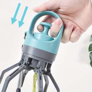 Pelle à crottes portable avec distributeur <span class=keywords><strong>de</strong></span> sac intégré Ramasseur <span class=keywords><strong>de</strong></span> déchets à griffes léger pour chiens Outil <span class=keywords><strong>de</strong></span> nettoyage pour animaux <span class=keywords><strong>de</strong></span> compagnie - Product Image 3