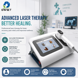 Système de thérapie laser SLD EURVET pour animaux, classe 4, haute puissance, pour soulager la douleur et favoriser la cicatrisation des plaies chez le <span class=keywords><strong>chien</strong></span>, le chat et le cheval - Product Image 1