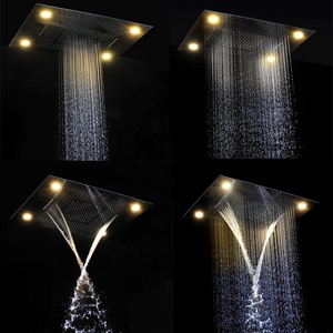 <span class=keywords><strong>Accessori</strong></span> per Rubinetti da <span class=keywords><strong>Bagno</strong></span> 2026: Soffione Doccia a LED in Acciaio Inox 304 da Incasso a Soffitto, Effetto Pioggia, Cascata, Tenda d'Acqua - Product Image 3