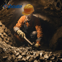 Casque de sécurité ABS pour réglage du bouton et trou d'air casques de sécurité pour chantiers de construction vente en gros