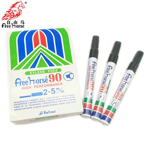 Pennarelli per Lavagna Bianca Permanenti Non Sbiadenti 2-5mm, Impermeabili di Alta Qualità, 3 Colori, Logo Personalizzato - Product Image 1