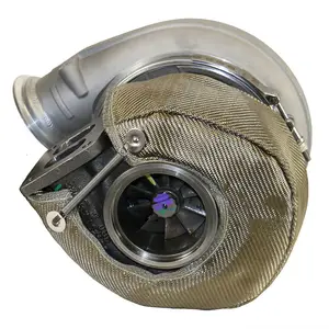 Titanium Universal Racing Car Engine Part Turbo Heat Shield Turbo Blanket T3 Titanium Turbo Blanket for T2 T3 T4 T6