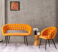 Chaise de salle à manger en velours bulle, design luxueux et nouveau, prix direct usine, avec structure dorée/noire, pour la salle à manger et l'ameublement de la maison.