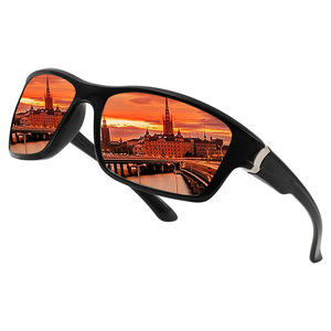 Lunettes de soleil polarisées pour hommes et femmes, sport de plein air, protection UV400, monture PC, verres TAC, pour le cyclisme et la conduite - Product Image 1
