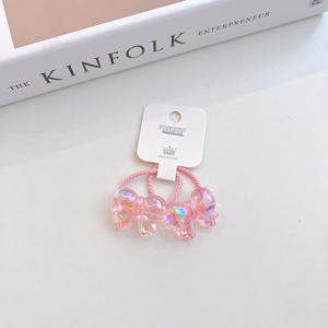 Coleteros de Pelo con Lazo de Sinfonía al por Mayor, Color Caramelo, Accesorios para el Cabello de Niña, 2 Piezas, Banda Elástica para el Cabello, Lazo Dulce para el Cabello de Niña - Product Image 5