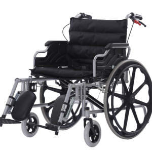 Silla de ruedas manual barata plegable y ligera para personas gordas, solo para personas <span class=keywords><strong>mayores</strong></span> con silla de ruedas personalizada de gran peso - Product Image 1