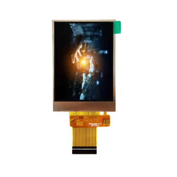 2.4 inch transmissive TFT LCD monitors 240x320 brightness 260 driver IC ILI9341V Interface 4 Line serial