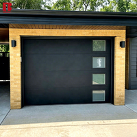 Fabricant de portes de garage Bolang, portes de garage modernes avec fenêtre, 9x7, 8x7, 16x14, 16x7, télécommande intelligente WiFi Bluetooth