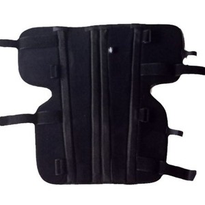 Attelle de fixation pour genou en nylon noir, stabilisateur pour la rééducation, taille standard unisexe - Product Image 4