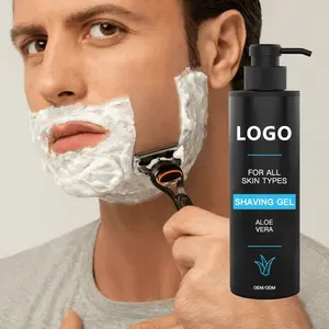500ml doğal sakal ferahlatıcı koku yumuşatma soğutma erkek tıraş jeli