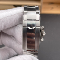 Klassische Runde Edelstahl Unisex-Uhr mit 20mm Armband Zeiger-Zifferblatt Multifunktions-Chronograph-Design