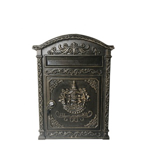 European Style Customized Vintage Outdoor Cast Aluminum Villa Letter Mail Box