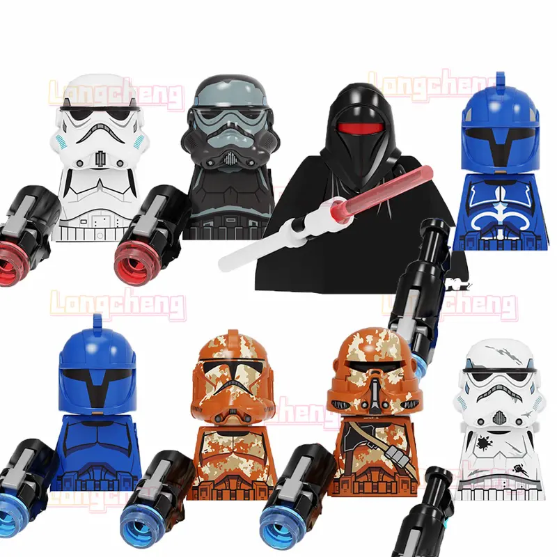 PG8287 SW Star Movie War Figures Toys Shadow Trooper Solider Mini Action Building Block Bricks Figure Collect Toys for Kids Gift