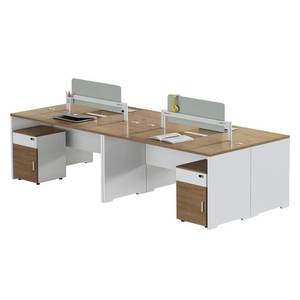 <span class=keywords><strong>โต๊ะ</strong></span>ทำงานพนักงานสไตล์มินิมอลทันสมัย ดีไซน์เรียบหรูและร่วมสมัย เหมาะสำหรับการสร้างสภาพแวดล้อมในสำนักงานที่เป็นมืออาชีพและไม่ยุ่งเหยิง - Product Image 5