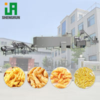 Machine d'extrusion automatique de Kurkure populaire en Afrique, ligne de production de snacks Nik Nak