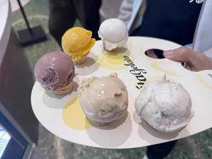 Mini plateau de papier de crème glacée cône croustillant cône de boule de crème glacée palette de carte de papier jetable planche à <span class=keywords><strong>dessin</strong></span> plateau anti-goutte - Product Image 5