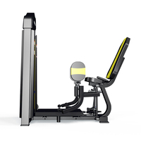 Appareil de musculation professionnel en acier pour abducteurs et adducteurs, extension de jambes, avec sélection de charge sécurisée par broche réglable