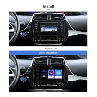 Lecteur DVD de voiture Android Jiawell 9 pouces, autoradio GPS WIFI Carplay Android Auto GPS écran tactile pour Toyota Prius XW50 2016-2021