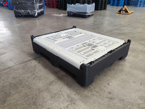 Contenedor Plegable Apilable de Plástico Resistente de 1200*1000*810mm, Caja Plegable para Logística y Almacenamiento de Frutas - Product Image 3