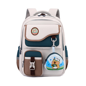 Unisex New Model Oxford <b>Backpack</b> Large Capacity Multi-Pocket Zipper Elementary School Burden-Reducing for Fashionable Cartoon - Product Image 5