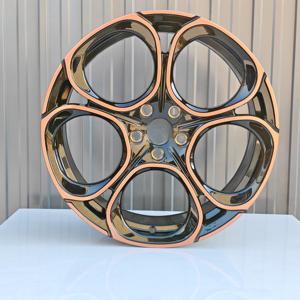 Cerchio Xinlin 17 18 19 20 Pollici PCD5X110 ET35 Stile Clover Flow Forming Nero Ipermetallico per <span class=keywords><strong>Auto</strong></span> da Corsa <span class=keywords><strong>Alfa</strong></span> <span class=keywords><strong>Romeo</strong></span> Giulia - Product Image 5