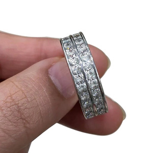 Anello da donna con zirconi a forma di stella, minimalista, tono freddo, gioiello da dito per coppia, design di nicchia - Product Image 5