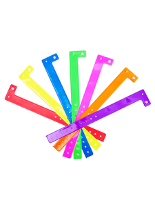 Fashional High Quality Custom Brand Logo Plastic PVC/Vinyl <b>Tag</b> Wristband & Bracelets for Events Festival - Product Image 4