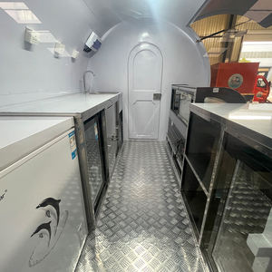 Nouvelle remorque alimentaire ronde et petite en fibre de verre avec des caractéristiques résistantes à la rouille pour les occasions spéciales et les mariages - Product Image 3