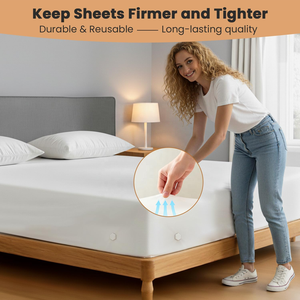 Sujetador de sábanas resistente, pinzas antideslizantes, agarre fuerte, ajuste universal para las esquinas del colchón, multifuncional, fácil de instalar - Product Image 4