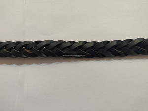 Banda de ceja de caballo de cuero de alta calidad de lujo Tamaños personalizados Precio al por mayor con cadena de perlas y cristales grandes - Product Image 2