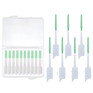 Brosse à cure-dents en silicone disponible OEM Advanced Soft <span class=keywords><strong>Tepe</strong></span> Pics dentaires interdentaires pour adultes Accessoire de soins dentaires - Product Image 1