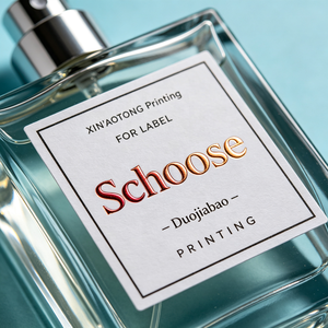 Etiquetas Adhesivas de Vinilo Impermeables para Botellas de Perfume con Logotipo Personalizado, Embalaje de Fragancias, Acabado Mate, Brillante y Holográfico, OEM, ODM - Product Image 1