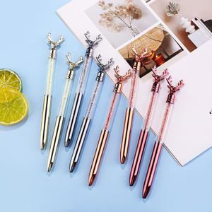Antler Imitation Métal Étudiant Creative Cristal Stylo À Bille Publicité - Product Image 4