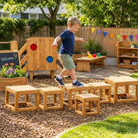 Cubes d'escalade en bois Montessori pour la maternelle, la garderie et la salle de classe, empilables pour les tout-petits et les enfants