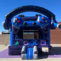 GMY Gonflables Gamer Themed Jump House Tante House for Party Giant Bouncy Castle for Kids Party