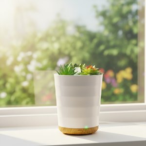 Diffuseur de parfum <span class=keywords><strong>en</strong></span> plastique pour plantes OEM, <span class=keywords><strong>pot</strong></span> de fleurs, diffuseur d'arômes, diffuseur d'huiles essentielles, humidificateur d'air à brume fraîche, <span class=keywords><strong>plante</strong></span> verte - Product Image 1