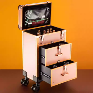 Étui de rangement professionnel pour maquilleurs, manucures, esthéticiennes et brodeuses - Idéal pour une utilisation en extérieur - Product Image 2