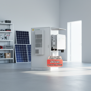 Paquete de Baterías de Litio de Alto Voltaje Greensun Solar GCB-E240 LiFePO4 de 241KWH con <span class=keywords><strong>Inversor</strong></span> Solis de 125KW <span class=keywords><strong>100KW</strong></span>, Todo en Uno - Product Image 1