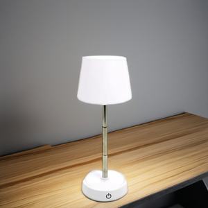 Lámpara de Escritorio LED RGB Moderna, Plegable, con Pantalla de Metal Cromado Negro, Control Táctil, Funciona con Batería, para Oficina, Hotel o Dormitorio - Product Image 3