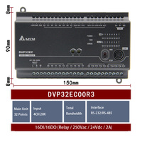 Nuevo PLC Delta DVP32EC00R3 Serie EC3 Original, 32 Puntos, 16DI 16DO, Salida de Relé, Controlador Lógico Programable
