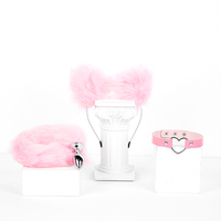 Ensemble de jouets sexuels bondage pour chat : Bandeau oreilles de chat, plug anal, collier, accessoires de cosplay, vêtements exotiques, jeux sexuels pour adultes