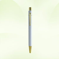 Logo personnalisé hexagonal macaron stylo à bille Morandi cadeau publicitaire 1.0mm matière plastique jaune corps traitement des taches en métal