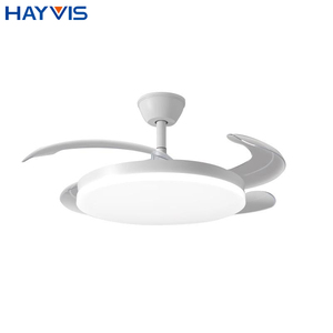 Hiện Đại Thiết Kế Đơn Giản Trong Nhà Phòng Ngủ Trang Trí Hộ Gia Đình Vòng Sắt + ABS Điều Khiển Từ Xa Thay Đổi Độ Sáng LED Quạt Trần Với Ánh Sáng - Product Image 1