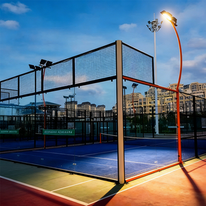 รั้วสนามแพเดิลกลางแจ้งป้อง<span class=keywords><strong>กัน</strong></span>รัง<span class=keywords><strong>สี</strong></span>ยูวี อายุการใช้งานยาวนาน พร้อมสี RAL ที่ปรับแต่งได้ สำหรับโรงเรียนและสวนสาธารณะ - Product Image 3