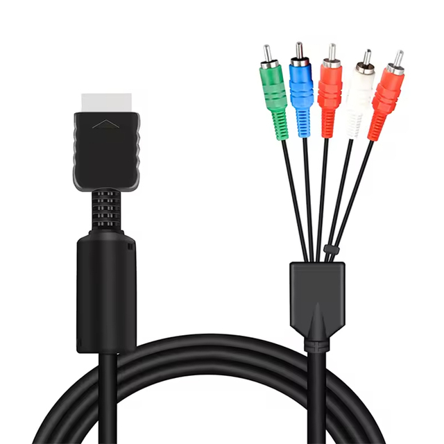 6FT Audio Video Cable for PS2 RCA Composite Cord High Resolution for PS3 HDTV AV Cables