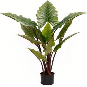 Plantas Artificiales de Taro Arcoíris Falsas al por Mayor para Recuerdos de Boda, Decoración para Eventos, Navidad, Año Nuevo, Fiestas y Cumpleaños - Product Image 6