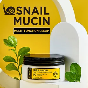 Korean Snail Mucin Cream Moisturizer Facial Fairness Glowing Face White Cream To Remove Dark Spots