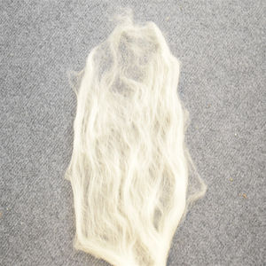 침구 및 의류 도매 몽고 100% 캐시미어 탈모 염소 양모 섬유 화이트 샘플 제공 - Product Image 3